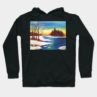 Winter landscape Hoodie